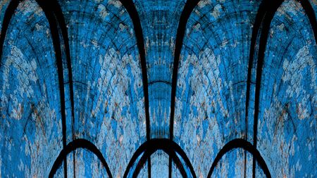 Old color grunge vintage weathered background abstract antique texture with retro pattern. 16:9 aspect ratioの写真素材