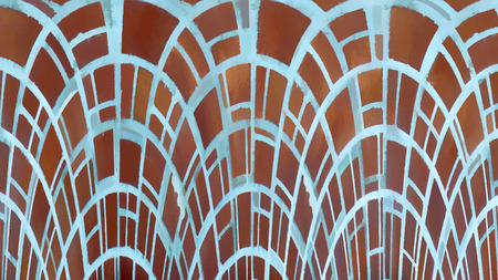 Old color grunge vintage weathered background abstract antique texture with retro pattern. 16:9 aspect ratioの写真素材