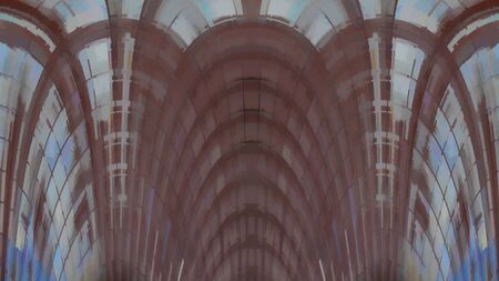 Old color grunge vintage weathered background abstract antique texture with retro pattern. 16:9 aspect ratioの写真素材