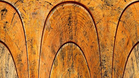 Old color grunge vintage weathered background abstract antique texture with retro pattern. 16:9 aspect ratioの写真素材