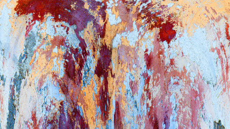 Old color grunge vintage weathered background abstract antique texture with retro pattern. 16:9...