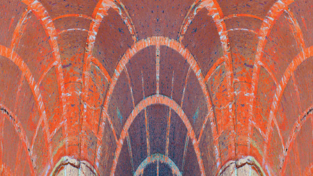 Old color grunge vintage weathered background abstract antique texture with retro pattern. 16:9 aspect ratioの写真素材