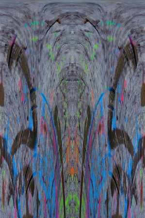 Old color grunge vintage weathered background abstract antique texture with retro pattern. Modern futuristic painted wall for backdrop or wallpaper with copy space. Close up imageの写真素材