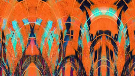 Old color grunge vintage weathered background abstract antique texture with retro pattern. 16:9...