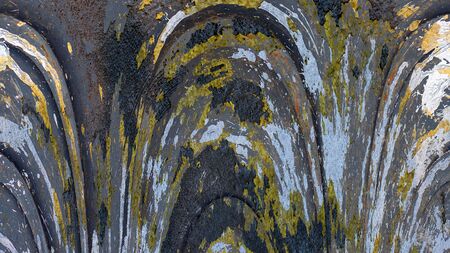 Old color grunge vintage weathered background abstract antique texture with retro pattern. 16:9...