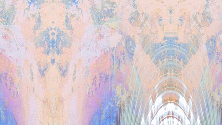 Old color grunge vintage weathered background abstract antique texture with retro pattern. 16:9 aspect ratioの写真素材