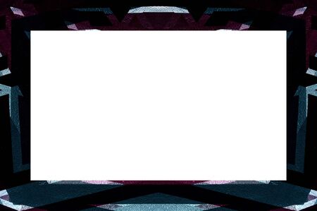 Old Color Grunge Painted Plaster Stucco Wall Vintage Weathered Frame With Abstract Antique Cracked Scratched Texture And Retro Pattern. Empty Space For Image Or Text.  3:2 Aspect Ratioの写真素材