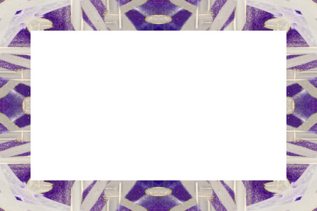 Old Color Grunge Painted Plaster Stucco Wall Vintage Weathered Frame With Abstract Antique Cracked Scratched Texture And Retro Pattern. Empty Space For Image Or Text.  3:2 Aspect Ratioの写真素材