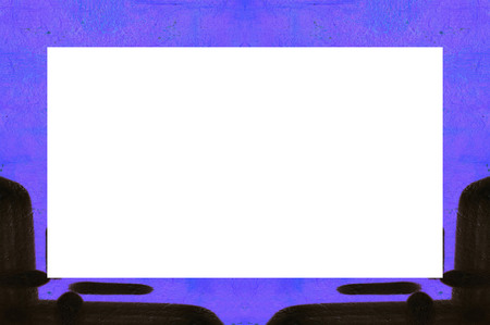 Old Color Grunge Painted Plaster Stucco Wall Vintage Weathered Frame With Abstract Antique Cracked Scratched Texture And Retro Pattern. Empty Space For Image Or Text.  3:2 Aspect Ratioの写真素材