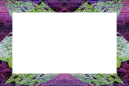 Old Color Grunge Painted Plaster Stucco Wall Vintage Weathered Frame With Abstract Antique Cracked Scratched Texture And Retro Pattern. Empty Space For Image Or Text.  3:2 Aspect Ratioの写真素材