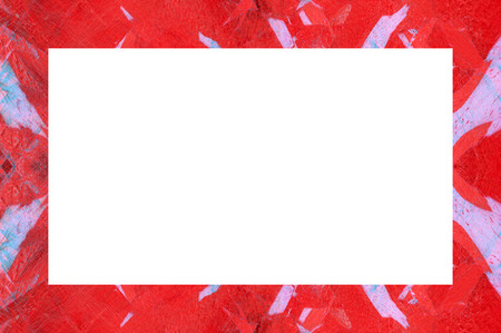 Old Color Grunge Painted Plaster Stucco Wall Vintage Weathered Frame With Abstract Antique Cracked Scratched Texture And Retro Pattern. Empty Space For Image Or Text.  3:2 Aspect Ratioの写真素材