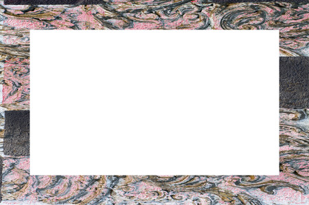 Old Color Grunge Painted Plaster Stucco Wall Vintage Weathered Frame With Abstract Antique Cracked Scratched Texture And Retro Pattern. Empty Space For Image Or Text.  3:2 Aspect Ratioの写真素材