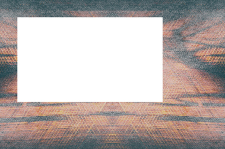 Old Color Grunge Painted Plaster Stucco Wall Vintage Weathered Frame With Abstract Antique Cracked Scratched Texture And Retro Pattern. Empty Space For Image Or Text.  3:2 Aspect Ratioの写真素材