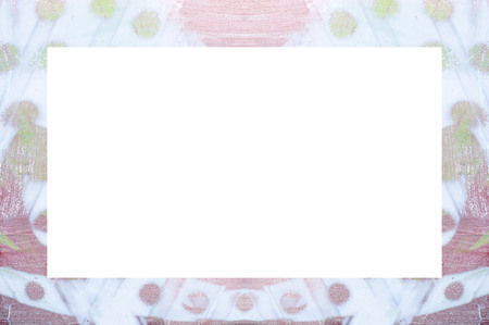 Old Color Grunge Painted Plaster Stucco Wall Vintage Weathered Frame With Abstract Antique Cracked Scratched Texture And Retro Pattern. Empty Space For Image Or Text.  3:2 Aspect Ratioの写真素材