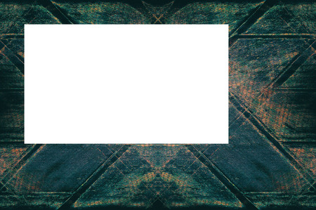 Old Color Grunge Painted Plaster Stucco Wall Vintage Weathered Frame With Abstract Antique Cracked...