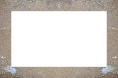 Old Color Grunge Painted Plaster Stucco Wall Vintage Weathered Frame With Abstract Antique Cracked...