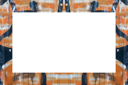 Old Color Grunge Painted Plaster Stucco Wall Vintage Weathered Frame With Abstract Antique Cracked Scratched Texture And Retro Pattern. Empty Space For Image Or Text.  3:2 Aspect Ratioの写真素材