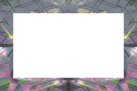 Old Color Grunge Painted Plaster Stucco Wall Vintage Weathered Frame With Abstract Antique Cracked Scratched Texture And Retro Pattern. Empty Space For Image Or Text.  3:2 Aspect Ratioの写真素材