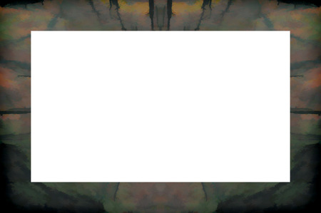 Old Color Grunge Painted Plaster Stucco Wall Vintage Weathered Frame With Abstract Antique Cracked Scratched Texture And Retro Pattern. Empty Space For Image Or Text.  3:2 Aspect Ratioの写真素材