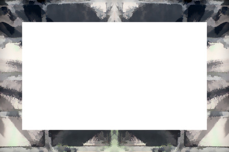 Old Color Grunge Painted Plaster Stucco Wall Vintage Weathered Frame With Abstract Antique Cracked Scratched Texture And Retro Pattern. Empty Space For Image Or Text.  3:2 Aspect Ratioの写真素材