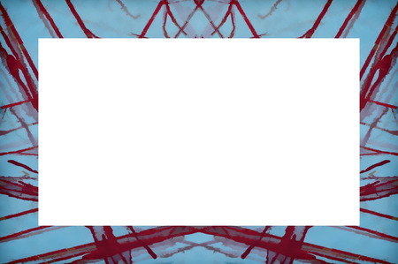 Old Color Grunge Painted Plaster Stucco Wall Vintage Weathered Frame With Abstract Antique Cracked Scratched Texture And Retro Pattern. Empty Space For Image Or Text.  3:2 Aspect Ratioの写真素材