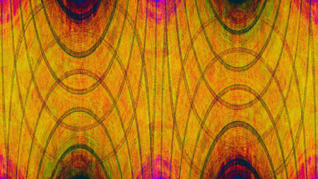 Old Color Grunge Vintage Weathered Background. Abstract Messy Antique Texture With Retro Pattern. Modern Futuristic Painted Wall For Backdrop, Wallpaper Or Banner With Copy Space. Close Up Imageの写真素材