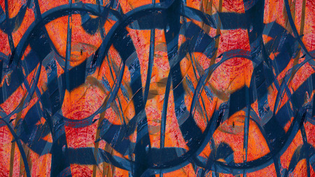 Modern futuristic painted wall for backdrop or wallpaper with copy space. Close up image
