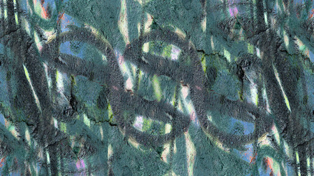 Modern futuristic painted wall for backdrop or wallpaper with copy space. Close up imageの写真素材