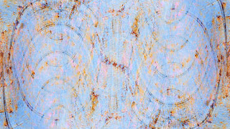 Dyed pattern on material abstract background. Modern futuristic painted wall for backdrop or wallpaper with copy space. Close up imageの写真素材