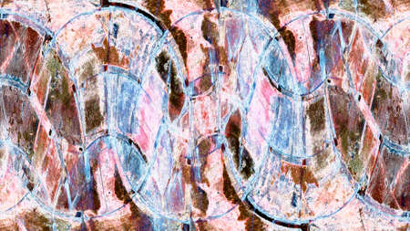 Digital painted grunge background. Modern futuristic painted wall for backdrop or wallpaper with...