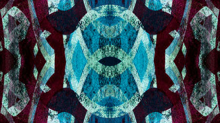 Digital painted grunge background. Modern futuristic painted wall for backdrop or wallpaper with copy space. Close up imageの写真素材