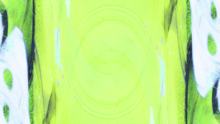 Old wall painted with spots of paint. Modern futuristic painted wall for backdrop or wallpaper with...