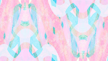 Grunge generated colorful abstract background. Modern futuristic painted wall for backdrop or wallpaper with copy space. Close up imageの写真素材