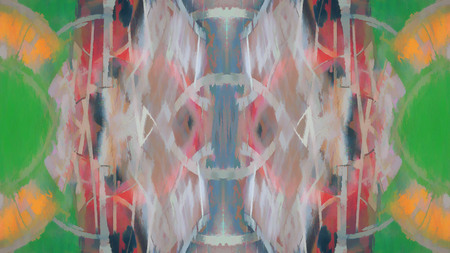 Colorful art decor element style modern pattern for background. Modern futuristic painted wall for...