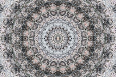 Abstract Colorful Painted Kaleidoscopic Graphic Background. Futuristic Psychedelic Hypnotic Backdrop...