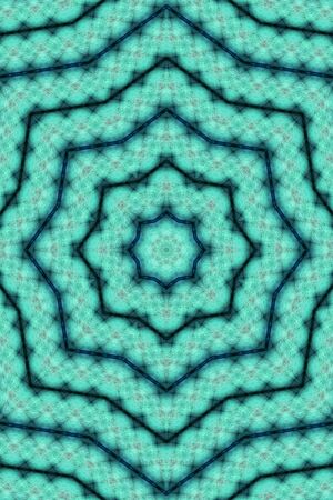 Abstract Colorful Painted Kaleidoscopic Graphic Background. Futuristic Psychedelic Hypnotic Backdrop...
