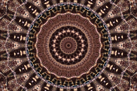 Abstract Colorful Painted Kaleidoscopic Graphic Background. Futuristic Psychedelic Hypnotic Backdrop...