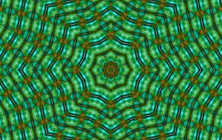 Abstract Colorful Painted Kaleidoscopic Graphic Background. Futuristic Psychedelic Hypnotic Backdrop...