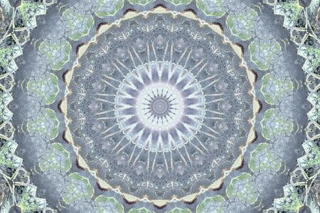 Abstract Colorful Painted Kaleidoscopic Graphic Background. Futuristic Psychedelic Hypnotic Backdrop...