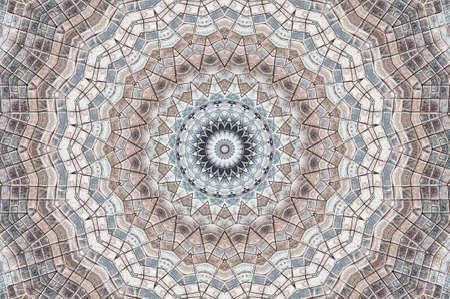 Abstract Colorful Painted Kaleidoscopic Graphic Background. Futuristic Psychedelic Hypnotic Backdrop...
