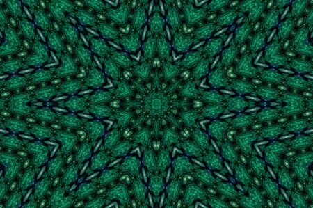 Abstract Colorful Painted Kaleidoscopic Graphic Background. Futuristic Psychedelic Hypnotic Backdrop Pattern With Texture. Folk Ethnic Floral Ornamental Mandala. Vintage Decorative Geometric Mosaicの写真素材