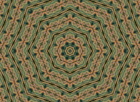 Abstract Colorful Painted Kaleidoscopic Graphic Background. Futuristic Psychedelic Hypnotic Backdrop...