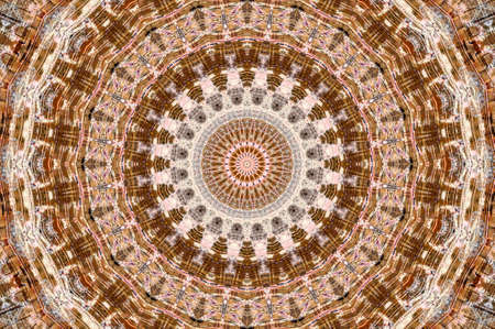 Abstract Colorful Painted Kaleidoscopic Graphic Background. Futuristic Psychedelic Hypnotic Backdrop...