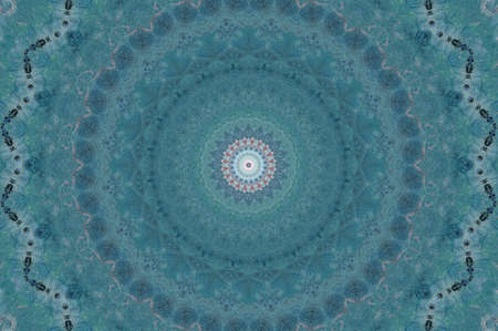 Abstract Colorful Painted Kaleidoscopic Graphic Background. Futuristic Psychedelic Hypnotic Backdrop...