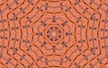 Abstract Colorful Painted Kaleidoscopic Graphic Background. Futuristic Psychedelic Hypnotic Backdrop...