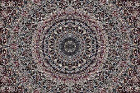 Abstract Colorful Painted Kaleidoscopic Graphic Background. Futuristic Psychedelic Hypnotic Backdrop...