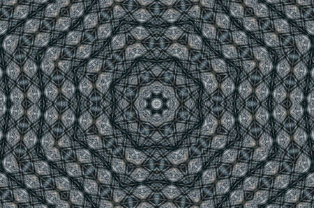 Abstract Colorful Painted Kaleidoscopic Graphic Background. Futuristic Psychedelic Hypnotic Backdrop...