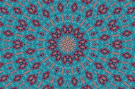 Abstract Colorful Painted Kaleidoscopic Graphic Background. Futuristic Psychedelic Hypnotic Backdrop...