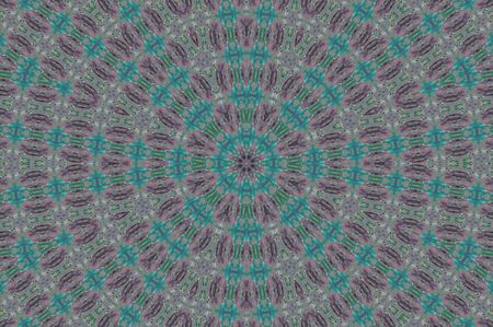 Abstract Colorful Painted Kaleidoscopic Graphic Background. Futuristic Psychedelic Hypnotic Backdrop Pattern With Texture. Folk Ethnic Floral Ornamental Mandala. Vintage Decorative Geometric Mosaicの写真素材