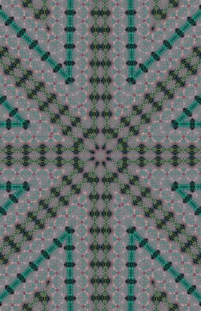Abstract Colorful Painted Kaleidoscopic Graphic Background. Futuristic Psychedelic Hypnotic Backdrop...